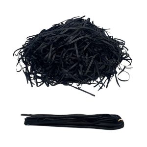 Umplutură din hârtie de mătase neagră pentru pentru ambalaje de cadouri