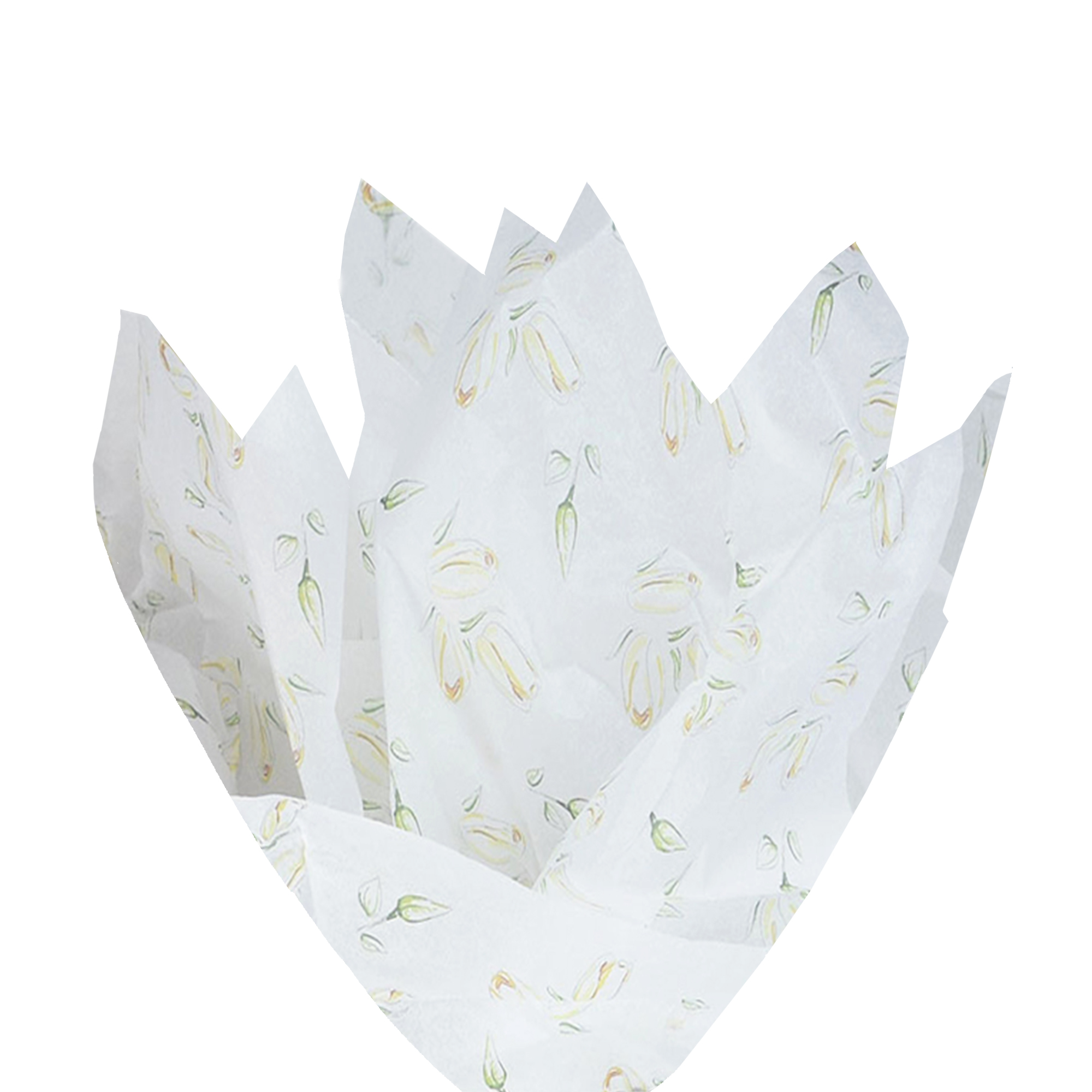 Hârtie de mătase model Floral Yellow Tulip 28g – dimensiune 50x75cm