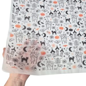Hârtie de mătase model Halloween Haunted Castle 17g – dimensiune 50x75cm