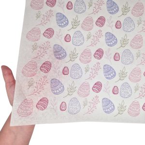 Hârtie de mătase model Paște Pastel Egg Garden 28g – format 50x75cm