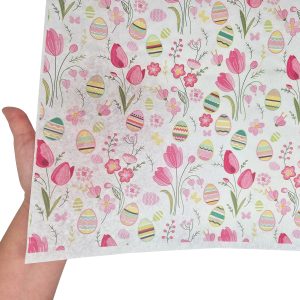 Hârtie de mătase model Paște Tulip Easter Dream 28g – format 50x75cm