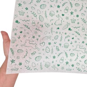 Hârtie de mătase model Paște Happy Bunny Party 28g – format 50x75cm