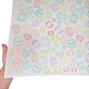 Hârtie de mătase model Paște Sweet Egg Parade 28g – format 50x75cm