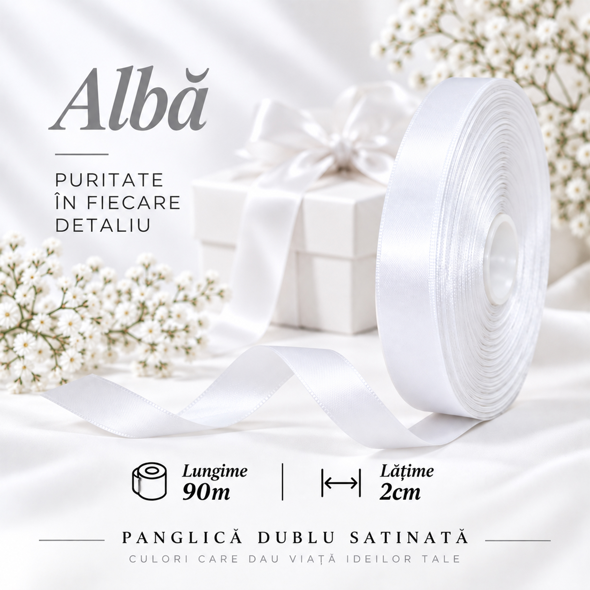 panglica-dublu-satinata-alba-2cm-90m-rola-jpg Panglică dublu satinată alba 2 cm x 90 m – rolă pentru ambalaje și decor