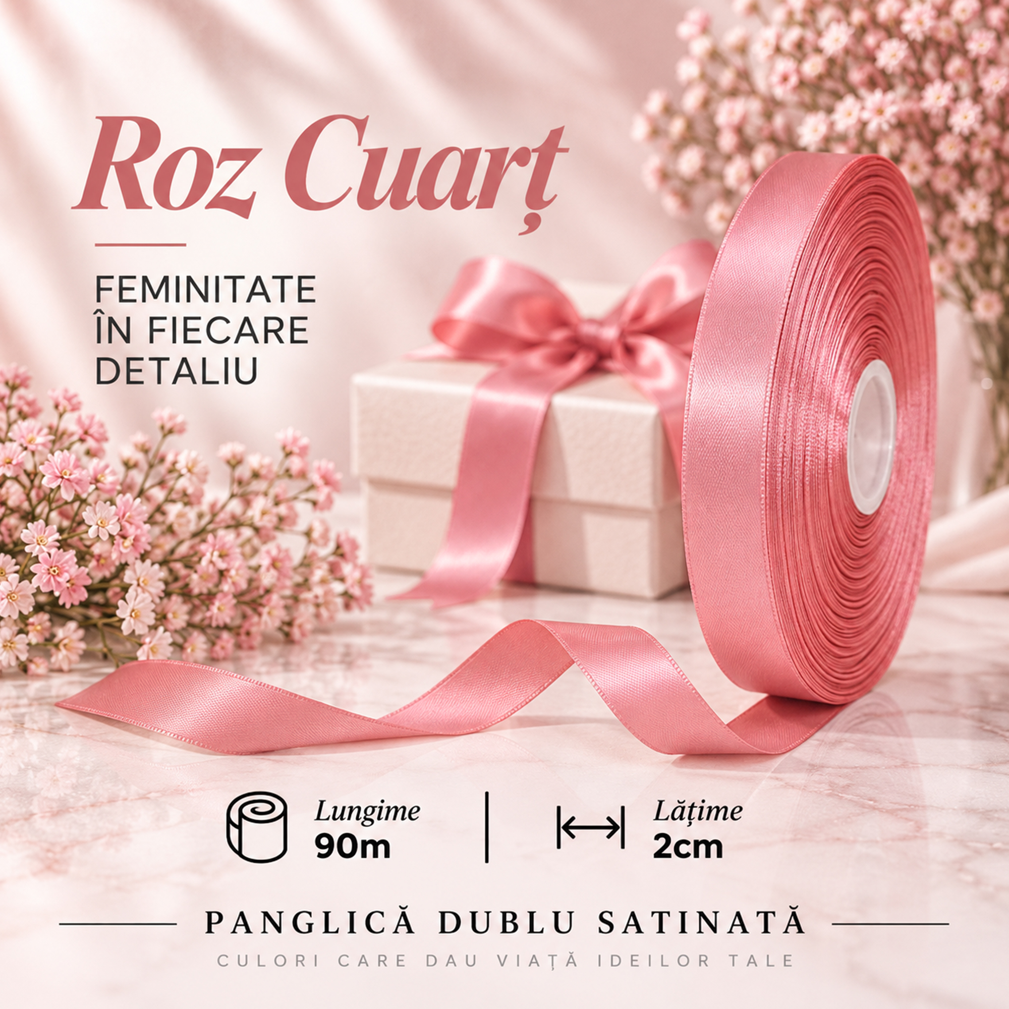 panglica-dublu-satinata-roz-cuart-2cm-90m-rola-jpg Panglică dublu satinată roz cuart 2 cm x 90 m – rolă pentru ambalaje și decor